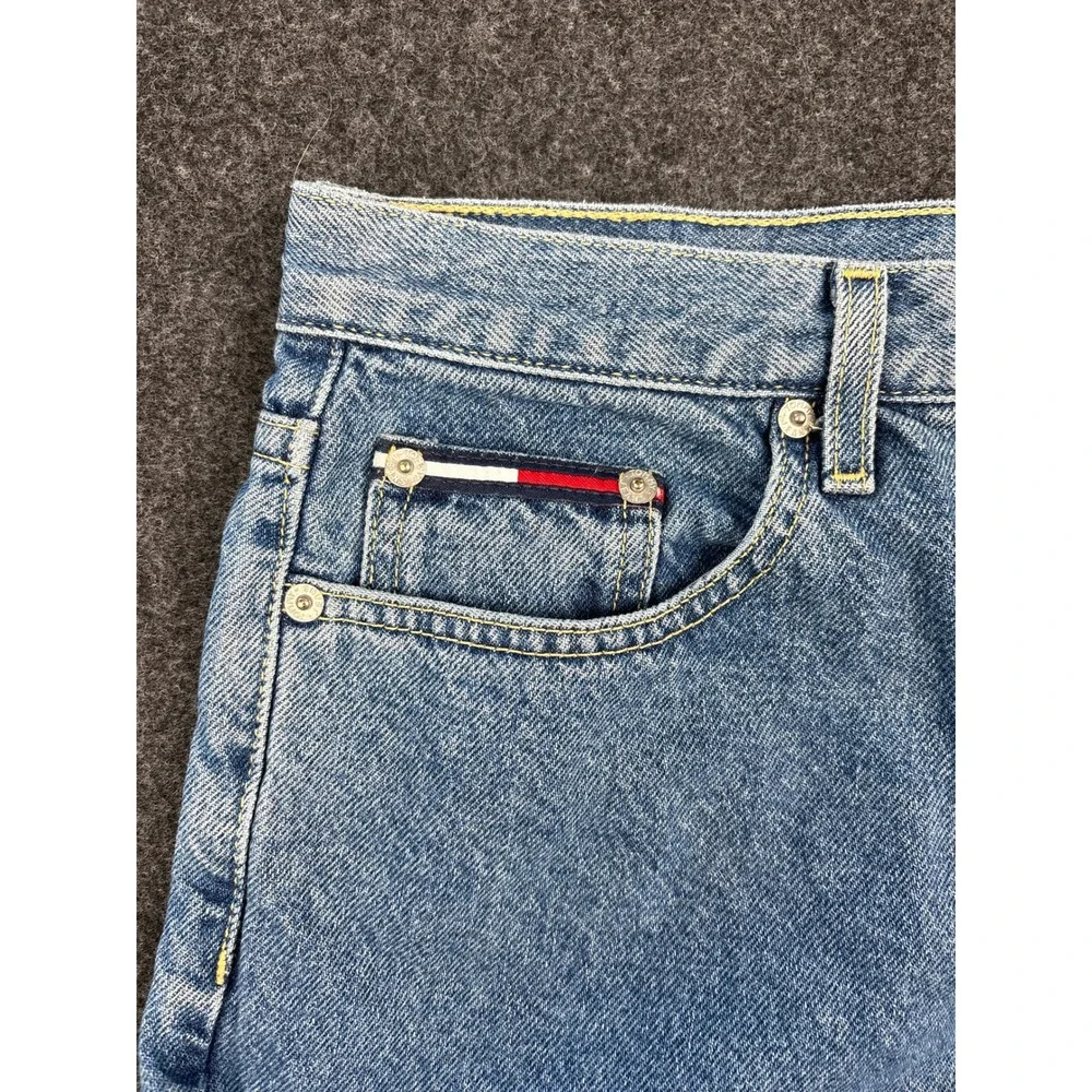 Tommy Hilfiger Tommy Jeans Relaxed Fit Straight Leg Denim Blue Mens 11/30 T901